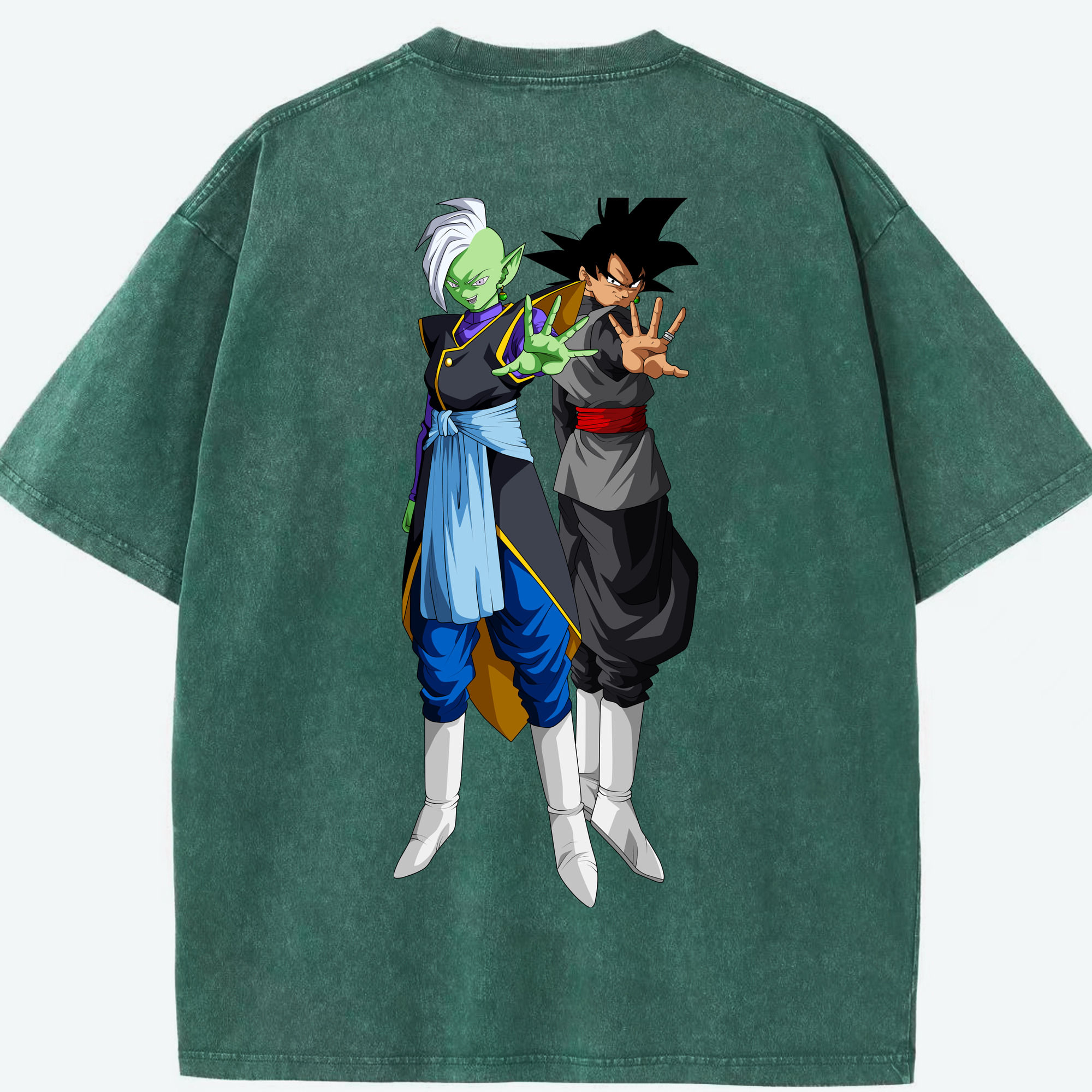 （画像用） ドラゴンボール DRAGON BALL 綿100% ヴィンテージ風 半袖Tシャツ（背面プリント）